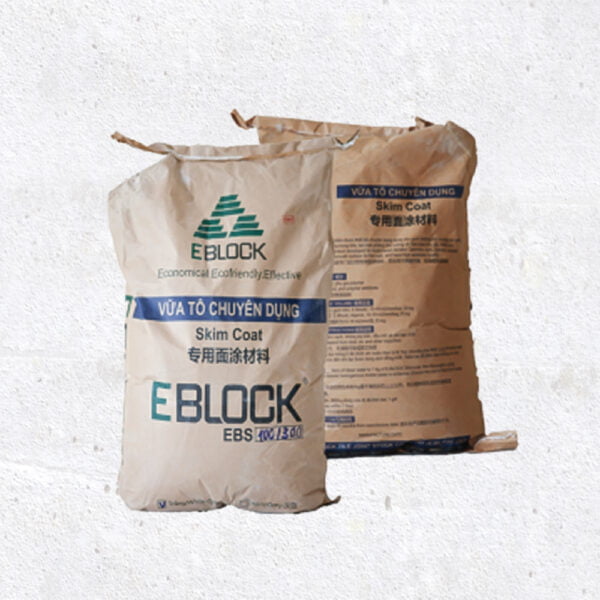 Vữa tô mỏng skimcoat ebs 300 EBLOCK