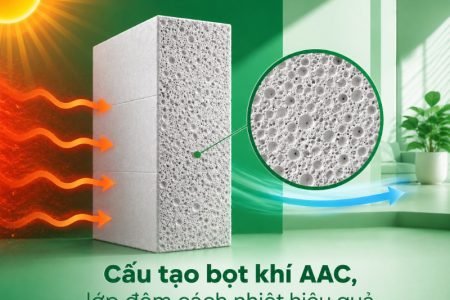 Vì sao gạch AAC có khả năng cách nhiệt tốt hơn gạch đỏ?